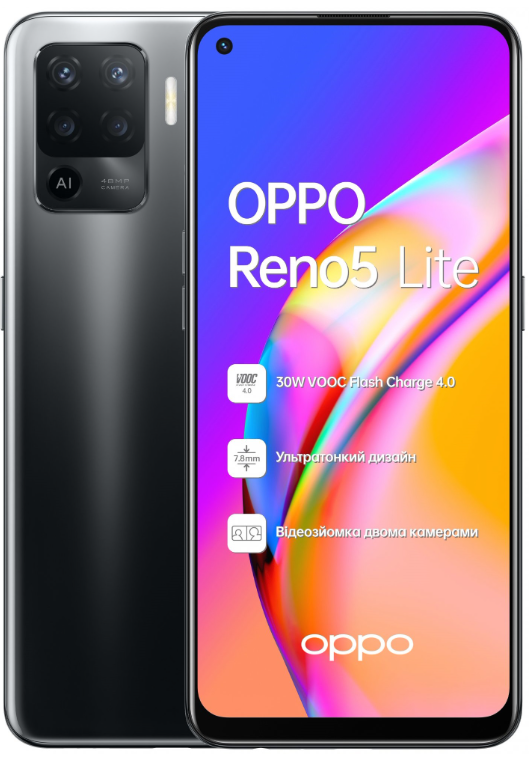 OPPO Reno5 Lite 8/128Gb Black Гарантія 1 Рік