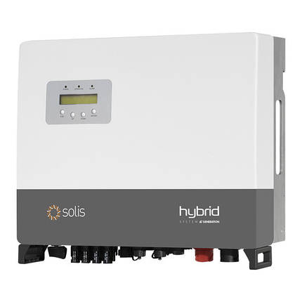 Сонячний гібридний інвертор Solis RHI-3P5K-HVES-5G (5 кВт, 3 фази, 2 MPPT), фото 2