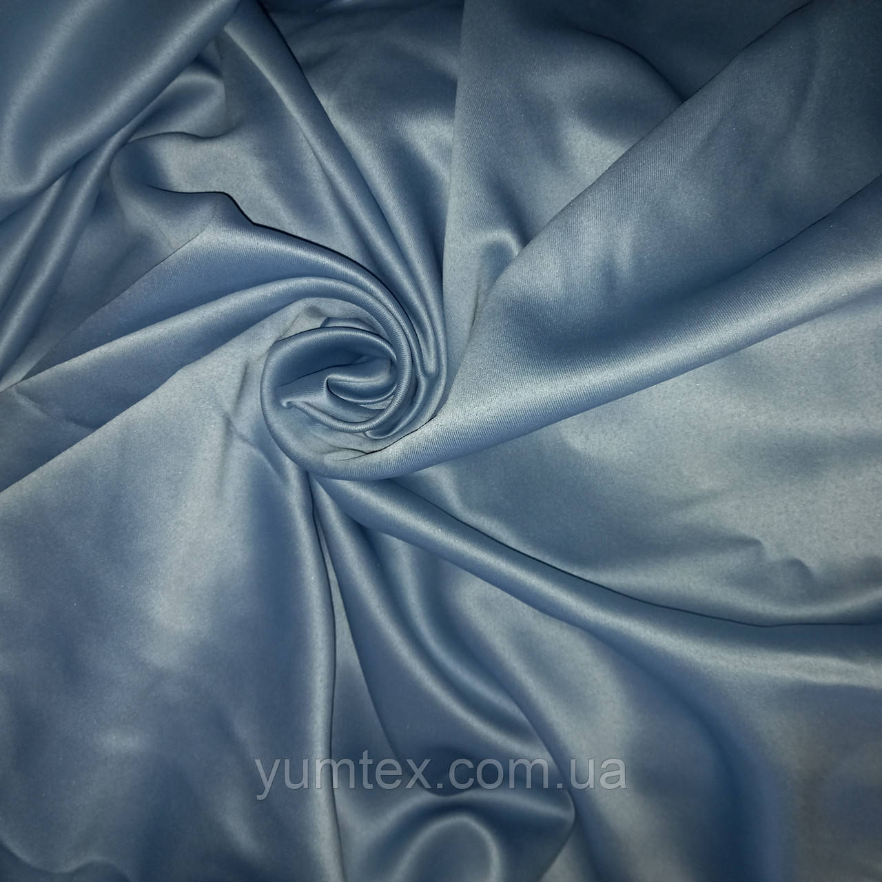 Ткань для штор и римской шторы блекаут однотонный голубой остаток 1.8 м ...