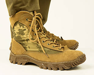 Напівберці нубукові з тканинною вставкою піксель, підошва Енерджі 41, 42, 44, 45 р-р