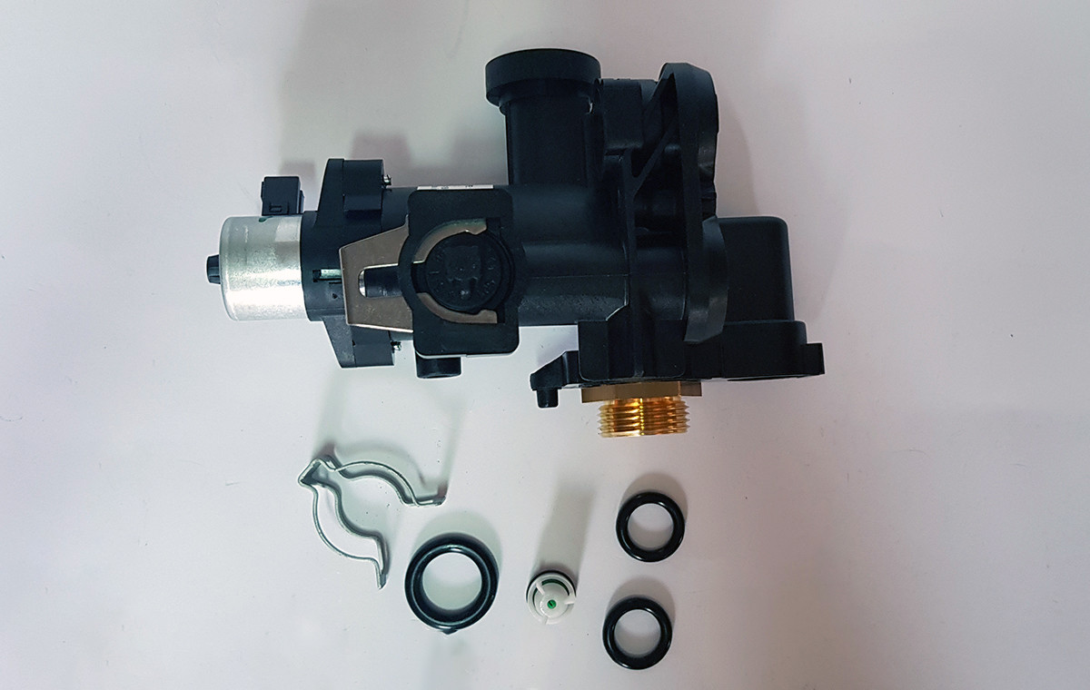 Триходовий клапан у зборі на газовий котел Ferroli BlueHelix, Divatop, Divatop micro, Econcept tech 39820442