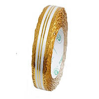 Стрічка Plastiflora Коронка Біла (ритуальна) 2×25