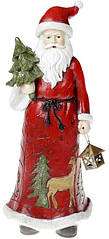 Статуетка Santa з ялинкою 31.5 см, у червоному Bona DP43012, 6674661 — 505