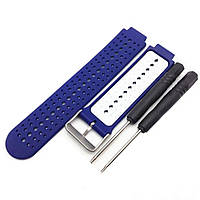 Ремінець для Garmin Forerunner 220/ 230/ 235/ 630/ 735 XT (синьо-білий)