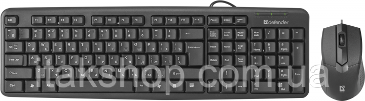 Набір Defender Dakota C-270 клавіатура+миша (чорна)