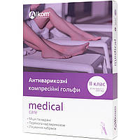 Гольфи антиварикозні basic care, клас компресії II, Алком 00102, відкритий мисок/унісекс