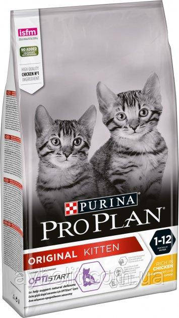 Сухий корм для кошенят Purina Pro Plan Original Kitten до 12 місяців з куркою 1.5 кг