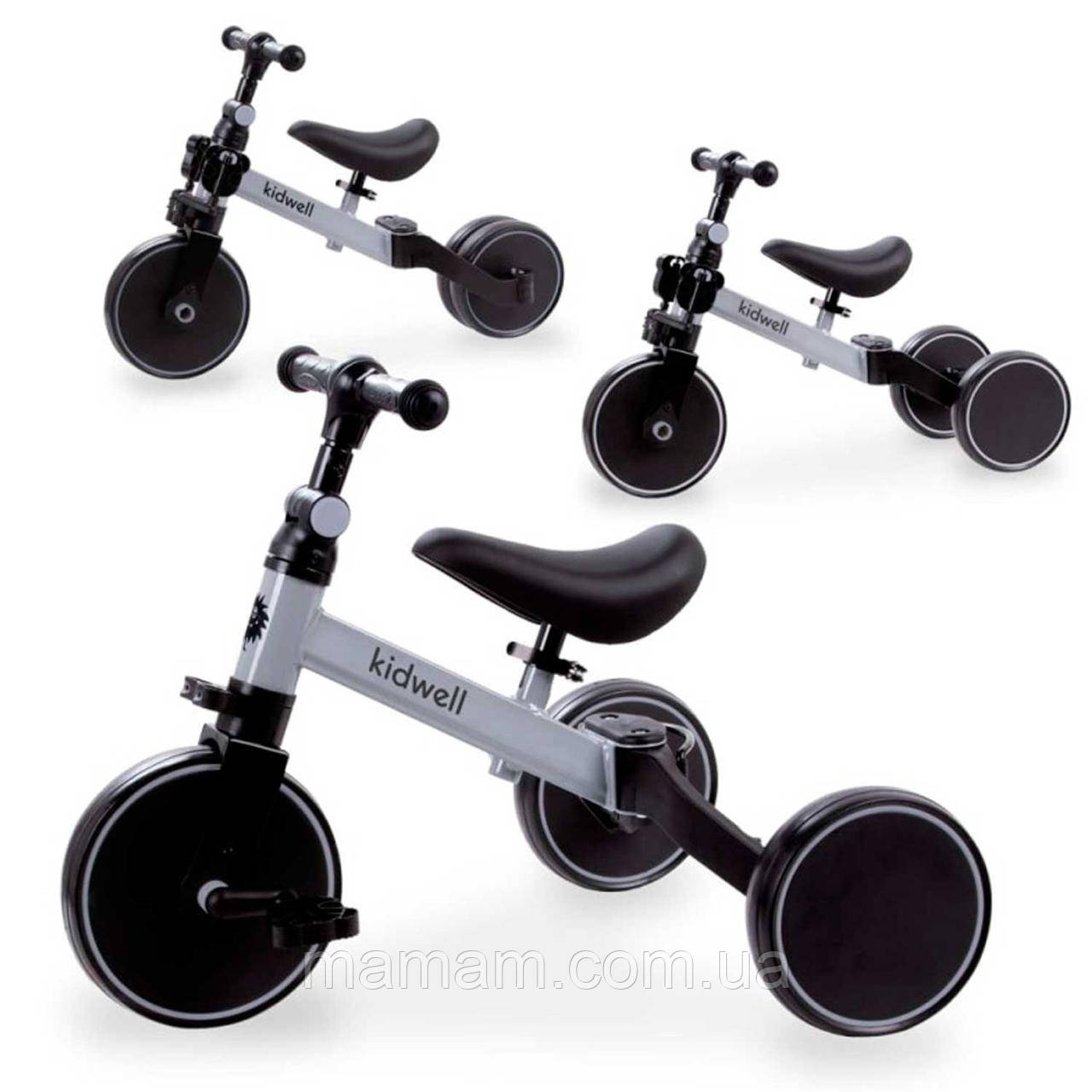 Біговел велосипед 3 в 1 Kidwell Pico Grey, фото 1