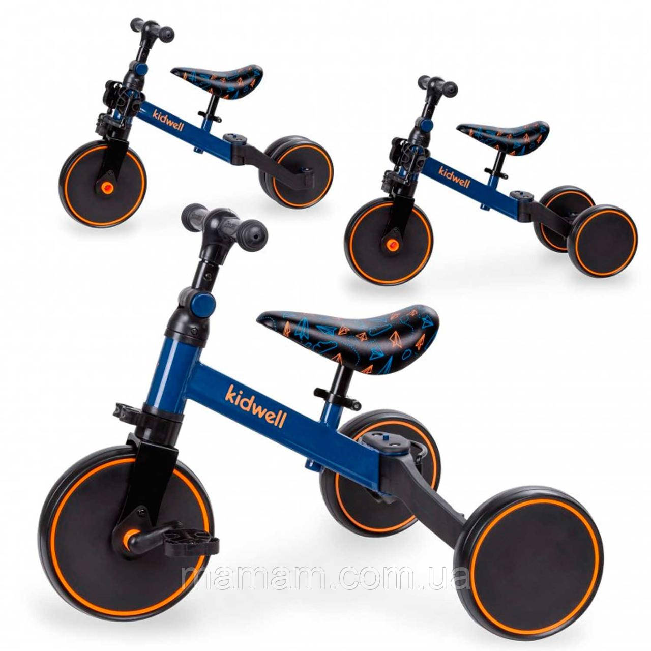 Біговел велосипед 3 в 1 Kidwell Pico Plane, фото 1