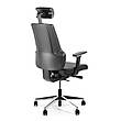 Кресло для роботи вдома Barsky ST-01 StandUp Leather, крісло з натуральної шкіри, чорний, фото 4
