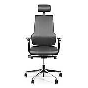 Кресло для лікаря Barsky ST-01 StandUp Leather, крісло з натуральної шкіри, чорний