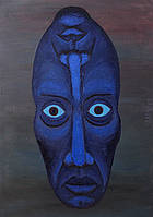 Картина "Дуалізм Синій", олія, полотно 100-70 см., 2022