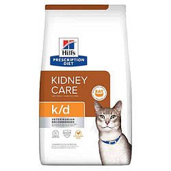Сухий корм Hill's (Хіллс) Prescription Diet k/d Kidney з ActivBiome+ Kidney Defense для котів підтримання функції нирок 1.5 кг