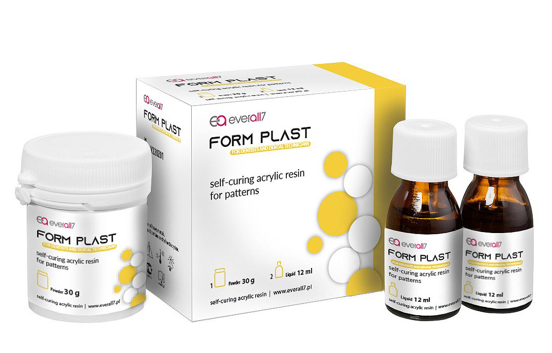 Форм пласт (Form plast) беззольне поліметакрилатний матеріал 30г + 2 * 12 мл