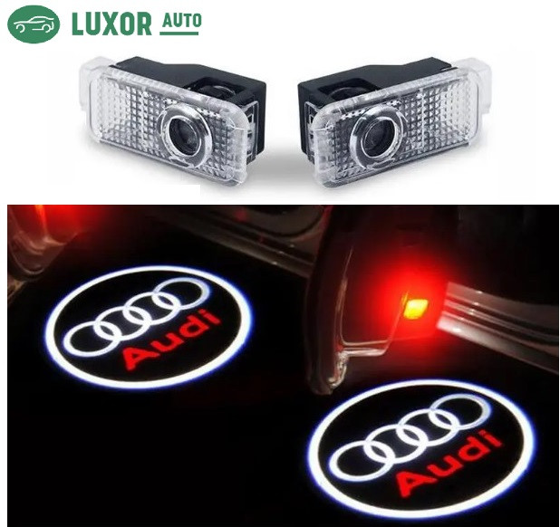 Підсвітка дверей з логотипом Аудіо Audi A1 A3 A4 A4L A5 A6 A6L (05- ) A7 A8 (04-09) A8 2шт
