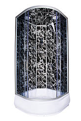 Душовий бокс TKF 90-30 Чорна павутина BG 90x90x215 середній піддон