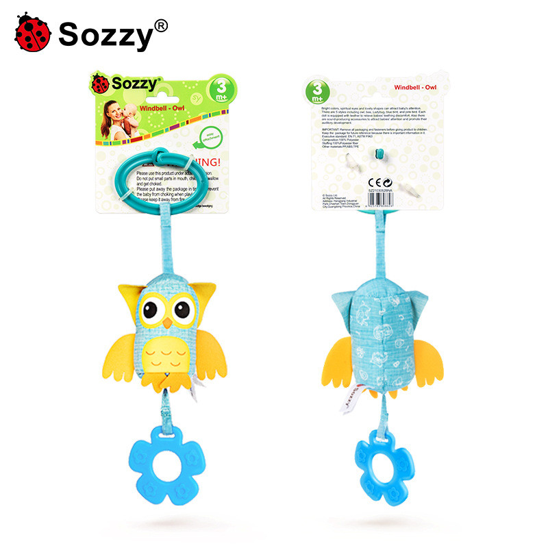Іграшка на коляску з дзвіночком SOZZY 302 Совонька