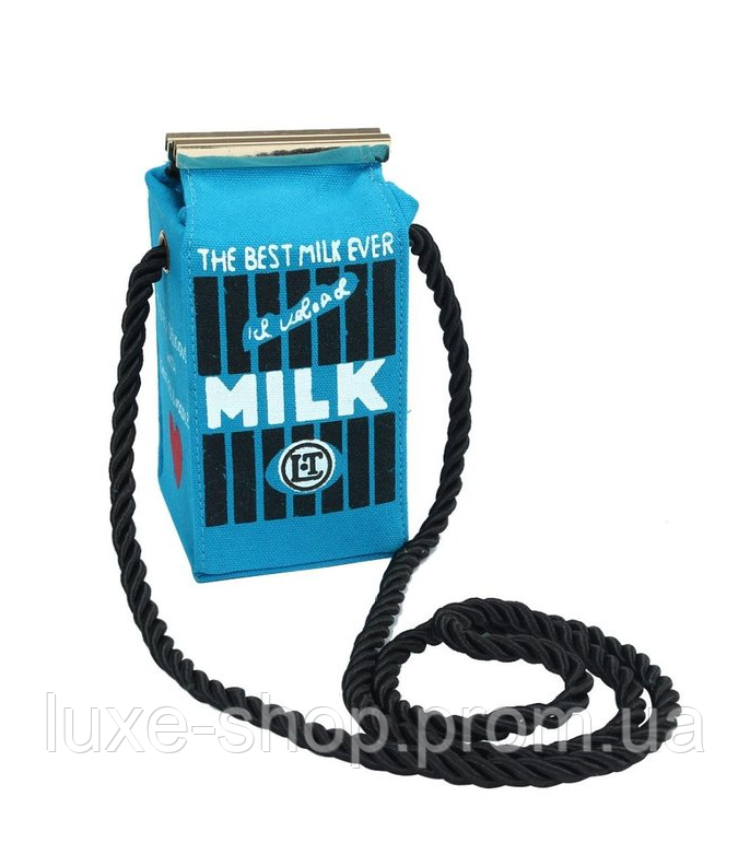 Сумочка — пакет молока Блакитна