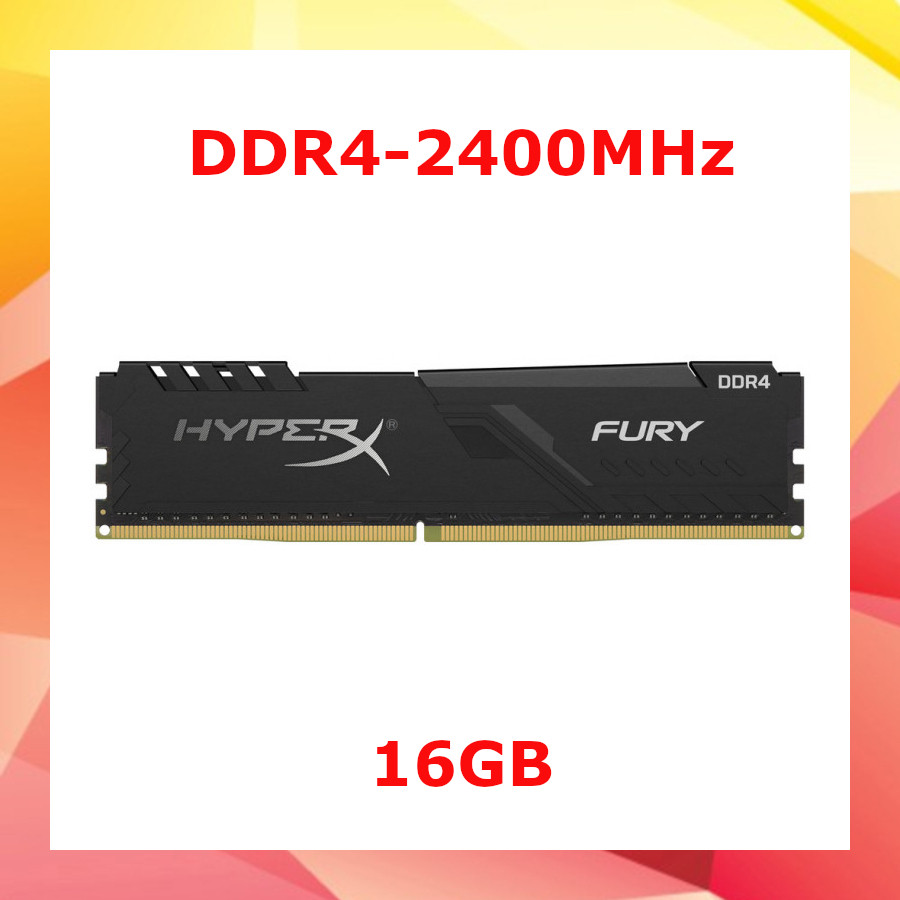 Модуль памяти для компьютера DDR4 16GB/2400 Kingston HyperX Fury Black цена 2292 — Prom.ua (ID#1529151061)