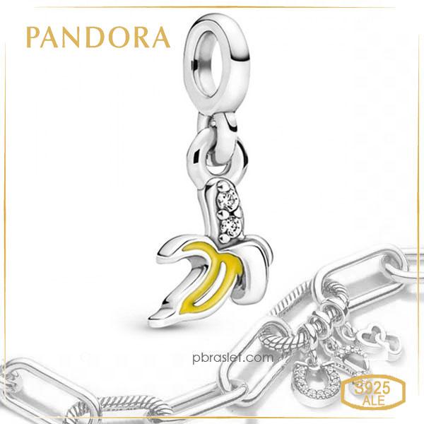 Пандора Шарм-подвеска Прикольный банан Pandora ME 799673C01
