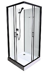 Душовий бокс INSANA FLORIS 90x90x207 мілкий піддон квадратний