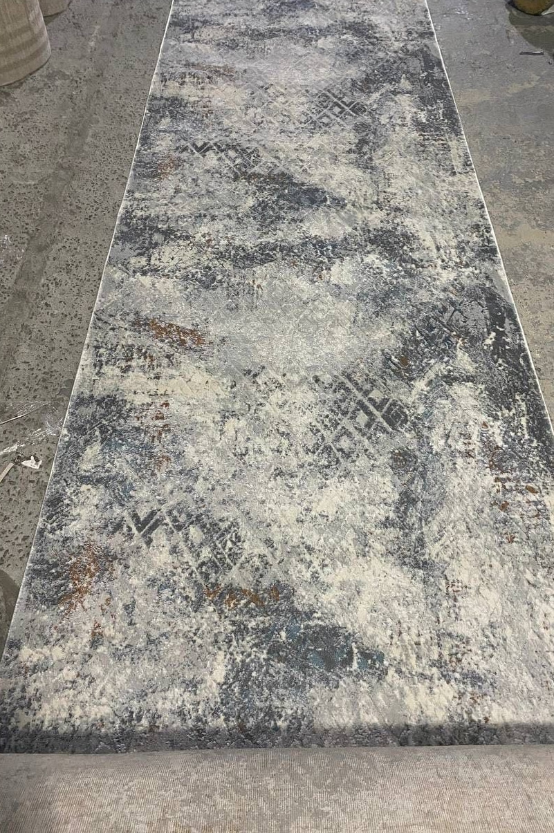 СУЧАСНА ДОРІЖКА OCEAN OC43В БЕЖЕВА З КОРИЧНЕВИМ, фото 1