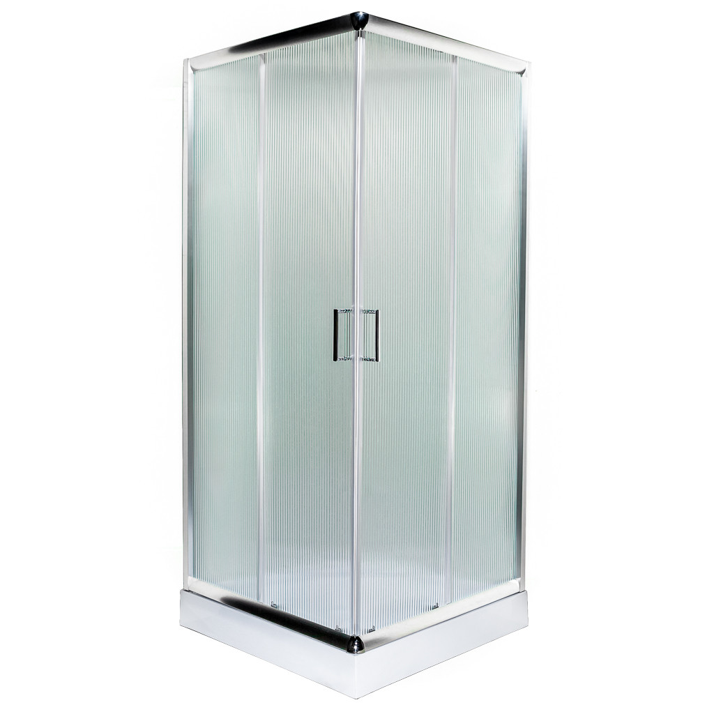 Душова кабіна INSANA LAMIJA WHITE 90x90x205 квадратний мілкий піддон