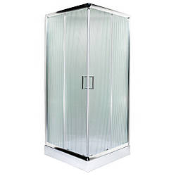 Душова кабіна INSANA LAMIJA WHITE 90x90x205 квадратний мілкий піддон