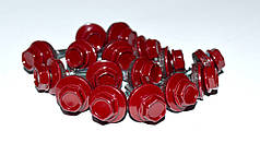 Саморіз покрівельний, 4,8Х19 мм, RAL 3005, саморіз для профнастилу, для металу