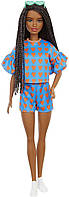 Лялька Барбі Модниця в топі із сердечками Barbie Fashionistas Doll GRB63