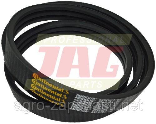Багаторучковий ремінь 1720255M1-384  комбайна Claas/Massey Ferguson 3HB-3390 [Continental] Lроб.-3390мм