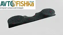 Полиця задня Daewoo Lanos (аккустична) сіра без вишивки (ворс) "накладка на штатну полицю"