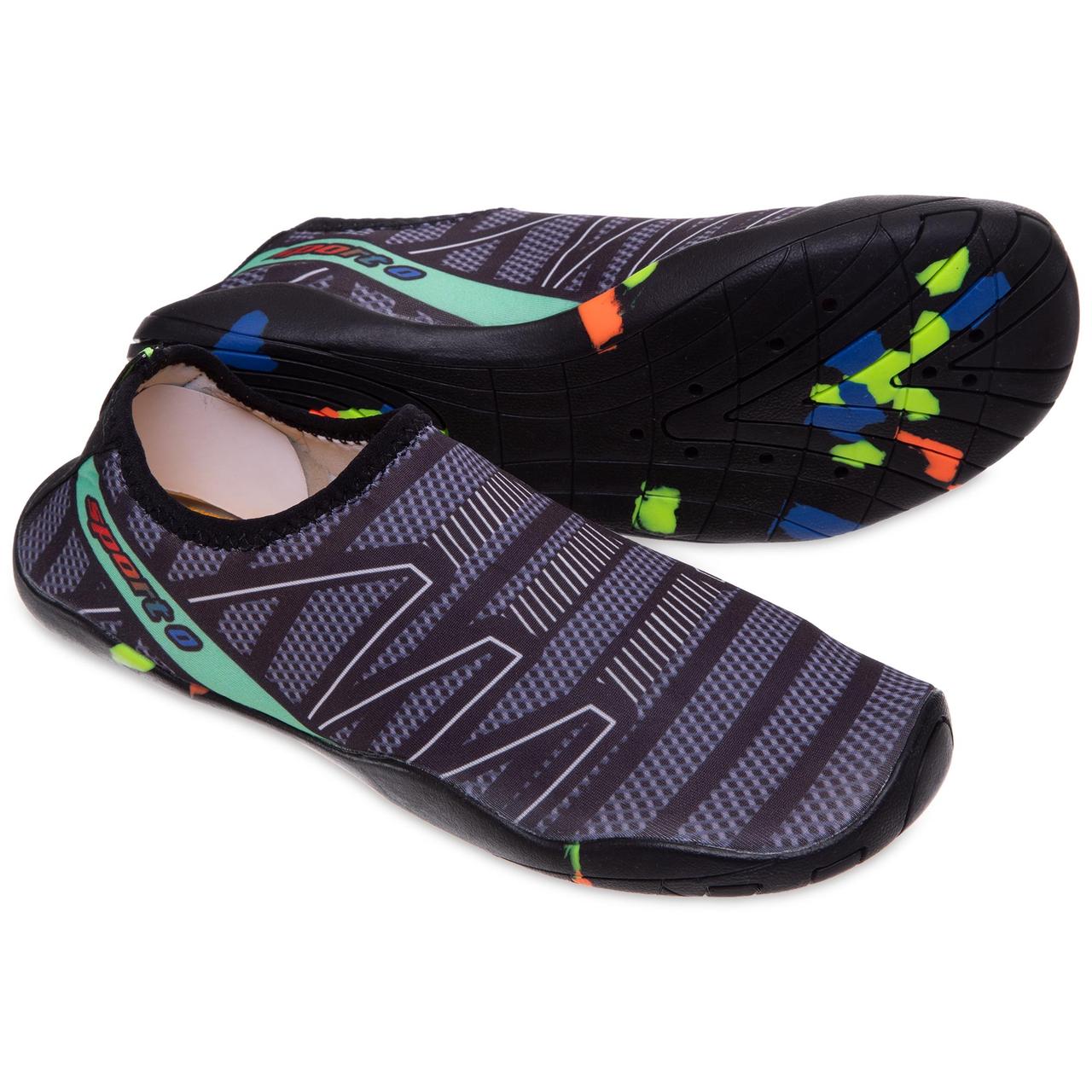 Взуття Skin Shoes для спорту і йоги Камуфляж PL-0418-BKG