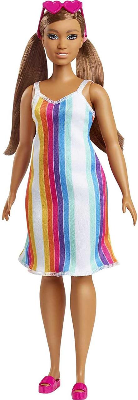 Лялька Барбі любителька моря (фігурна брюнетка) Barbie Loves The Ocean Beach GRB38