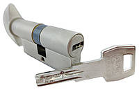 Цилиндр AGB SCUDO 5000 (30x60) 90 мм ключ/тумблер матовый хром