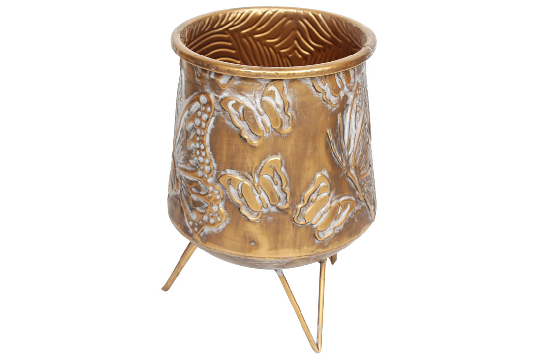 Кашпо металеве, 34,5см, фото 1