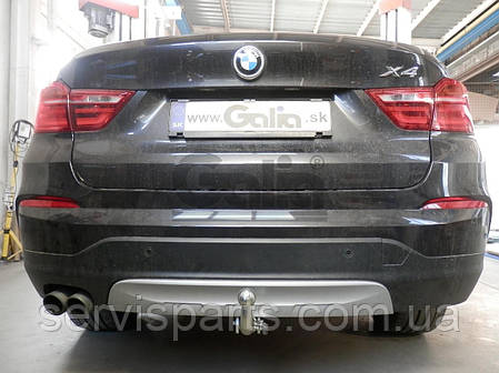 Оцинкований фаркоп на BMW X4 F26 2014-2018 без підрізання бампера, фото 1