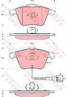 Тормозные колодки VW PASSAT 2.0 3.2 05-,GOLF V 06-,SKODA SUPERB 1.4-3.6 08-,SEAT (пр-во TRW GDB1616)