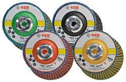 Абразивні пелюсткові диски KGS HYBRID-T Flap disc Ø115