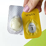 Нічна маска Venzen Egg Collagen Peptides з екстрактом яєчного жовтка, 5г, фото 3