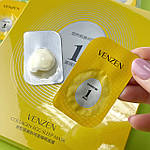 Нічна маска Venzen Egg Collagen Peptides з екстрактом яєчного жовтка, 5г, фото 6
