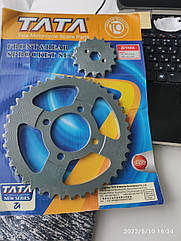 ЗВЕЗДА, К-Т 2 ШТ.: ЗАДНЯЯ + ПЕРЕДНЯЯ 41Т/16Т — 420Н — ДЕЛЬТА