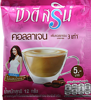 Кофе для похудения с коллагеном и витаминами Beauty Srin Instant Coffee Collagen 12г