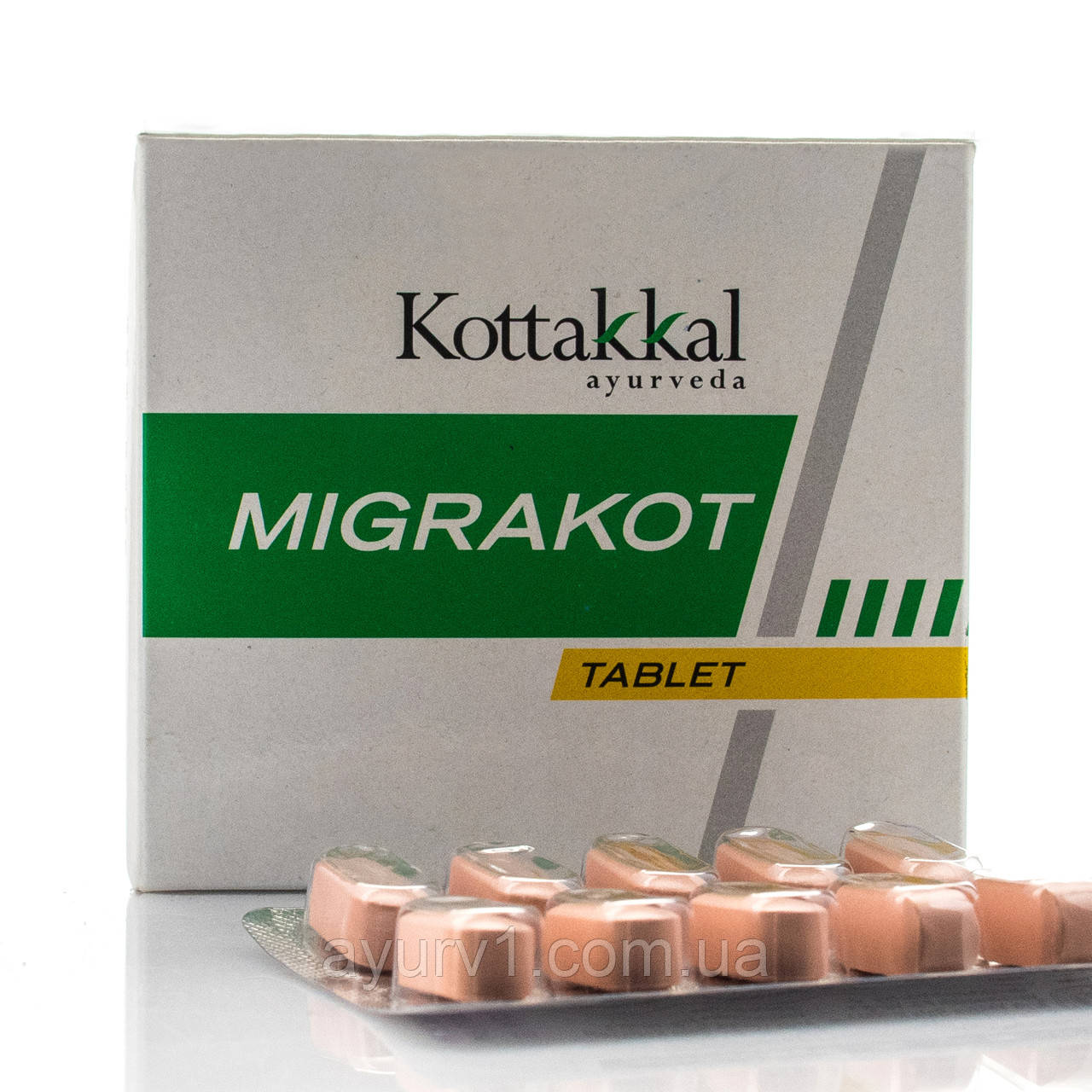 Мгракот Коттакал Migrakot AVS Kottakkal, 100 tab рт мігрені, головного болю