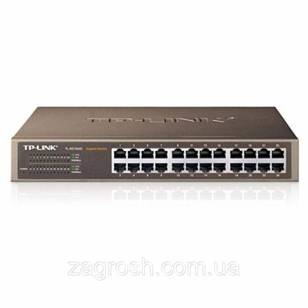 Promo Ціна! Комутатор мережевий TP-Link TL-SG1024D - тільки на ZaGrosh.com.ua