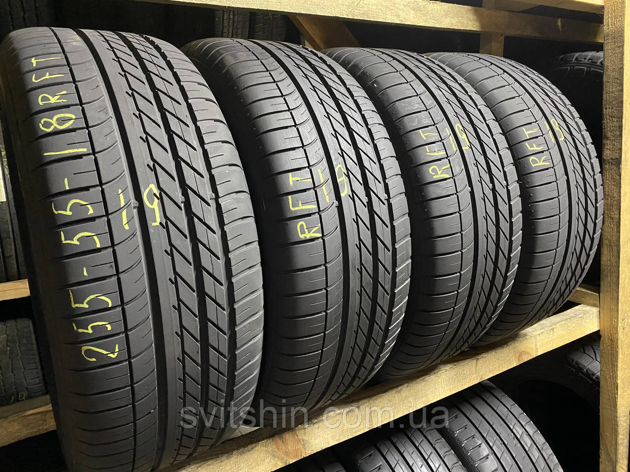 Комплект 255/55R18 GOODYEAR Eagle F1 assym. SUV4x4 RFT 19рік 7-7,5мм