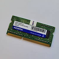 Оперативна пам'ять для ноутбука ADATA SODIMM DDR3 4Gb 1333MHz 10600S 1Rx8 CL9 (AD3S1333W4G9-B) Б/В