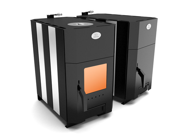 Отопительно-варочные печи "Огнев" на дровах. "Електро Тепло Україна"