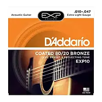Cтруны для акустики D'ADDARIO EXP10