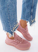 Стильні жіночі кросівки Navigator із якісного текстилю з анатомічною устілкою з перфорацією B2231, фото 3